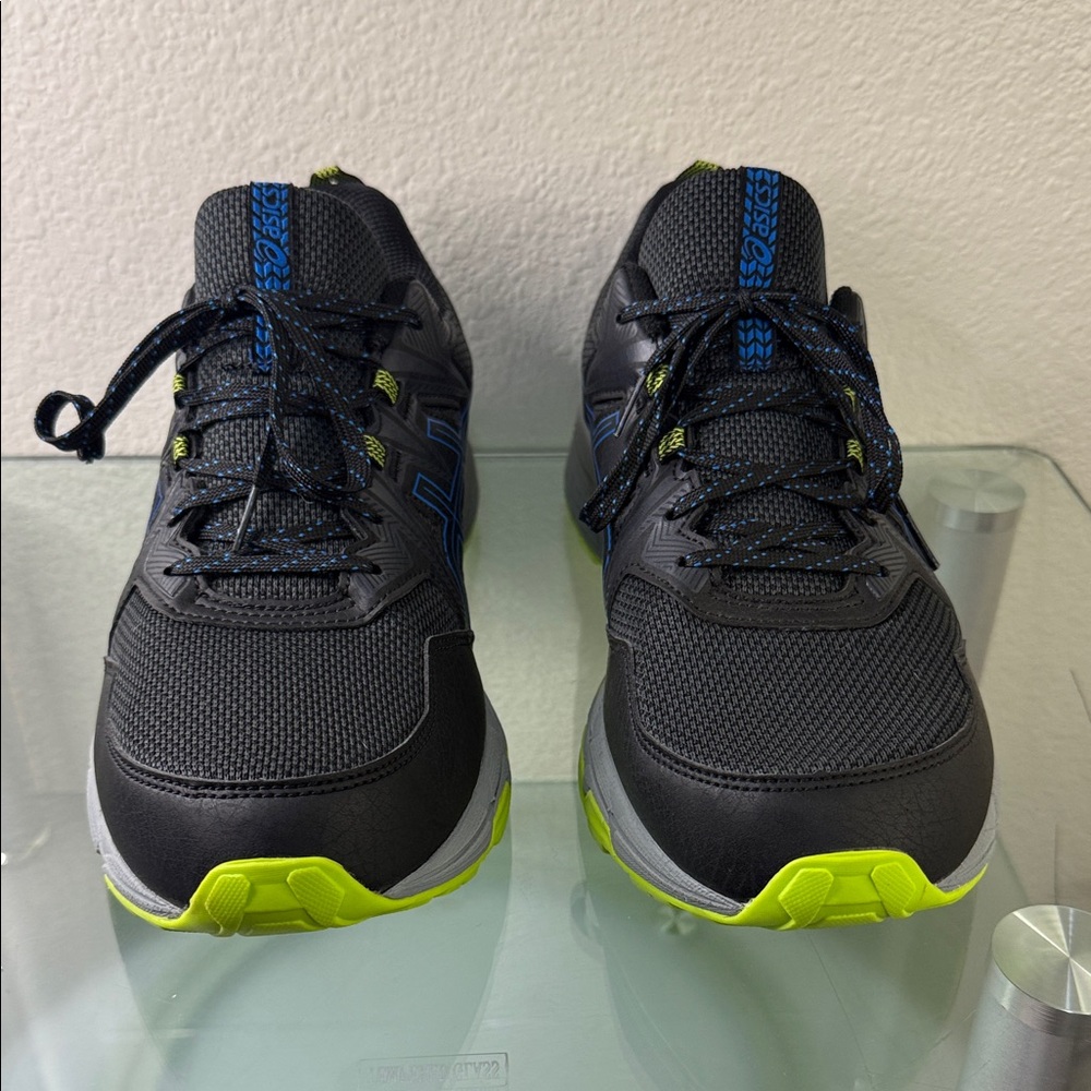 Asics Men’s Gel-Venture 8 Running Black and Directoire Blue Sneakers size 13